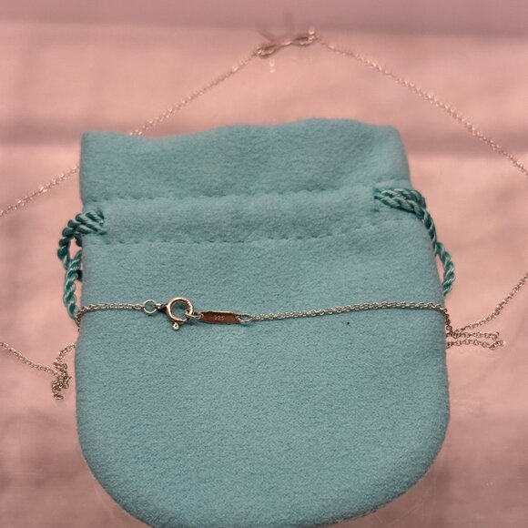 Tiffany & Co Silver Bow Necklace - Picture 6 of 7